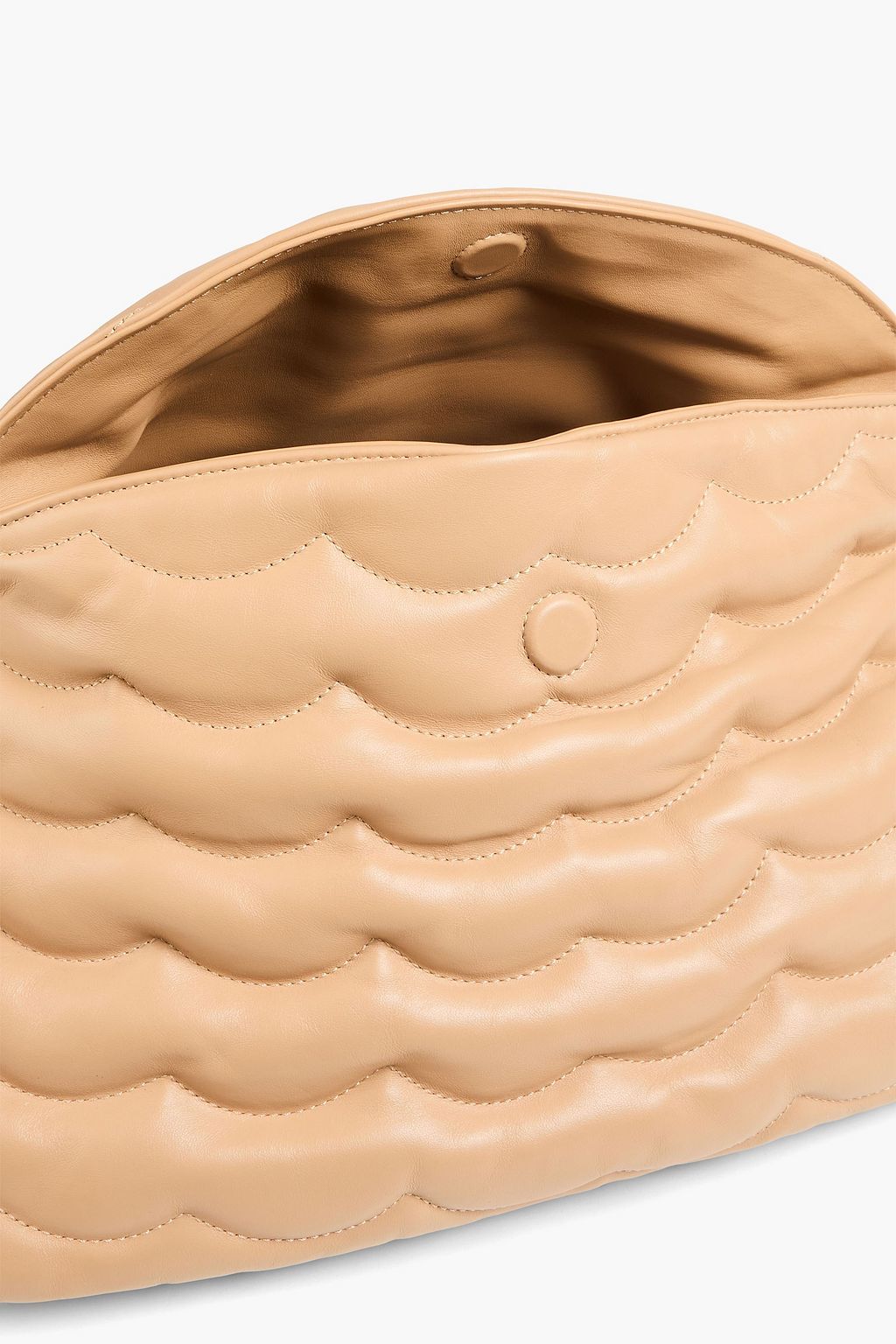 Quilted leather tote