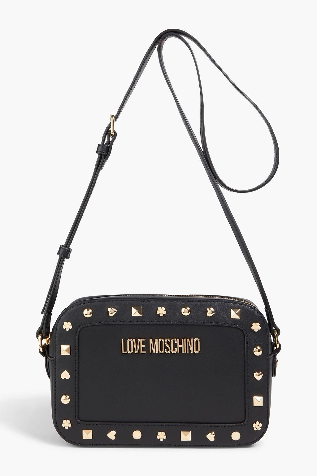 LOVE MOSCHINO Studded leather cross-body bag