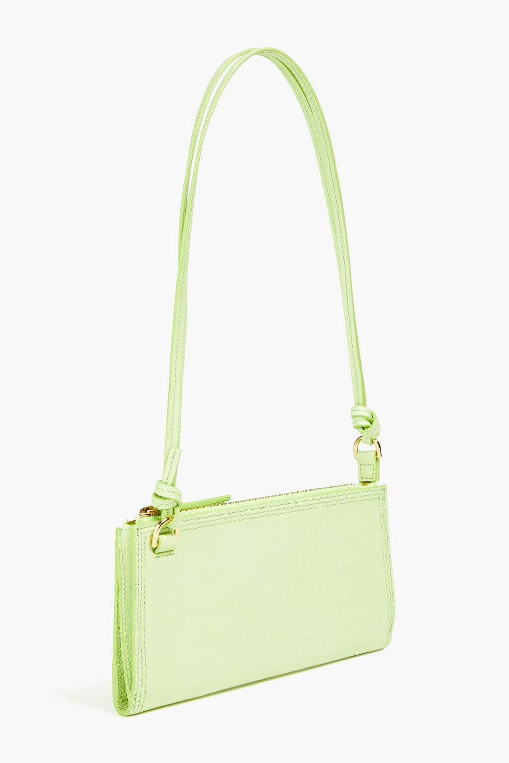 Jacquemus JACQUEMUS Le Pichoto croc-effect leather shoulder bag - Bags | Shop From The Mirage