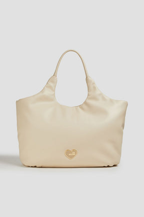 LOVE MOSCHINO Padded faux leather tote