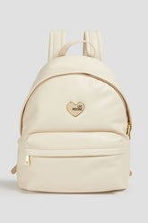 LOVE MOSCHINO Padded faux leather backpack