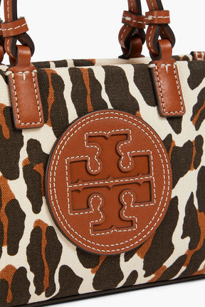 TORY BURCH Ella leopard-print canvas tote