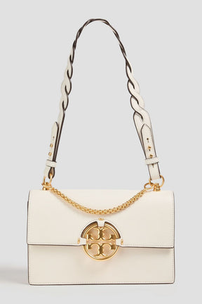 TORY BURCH Eleanor pebbled-leather shoulder bag