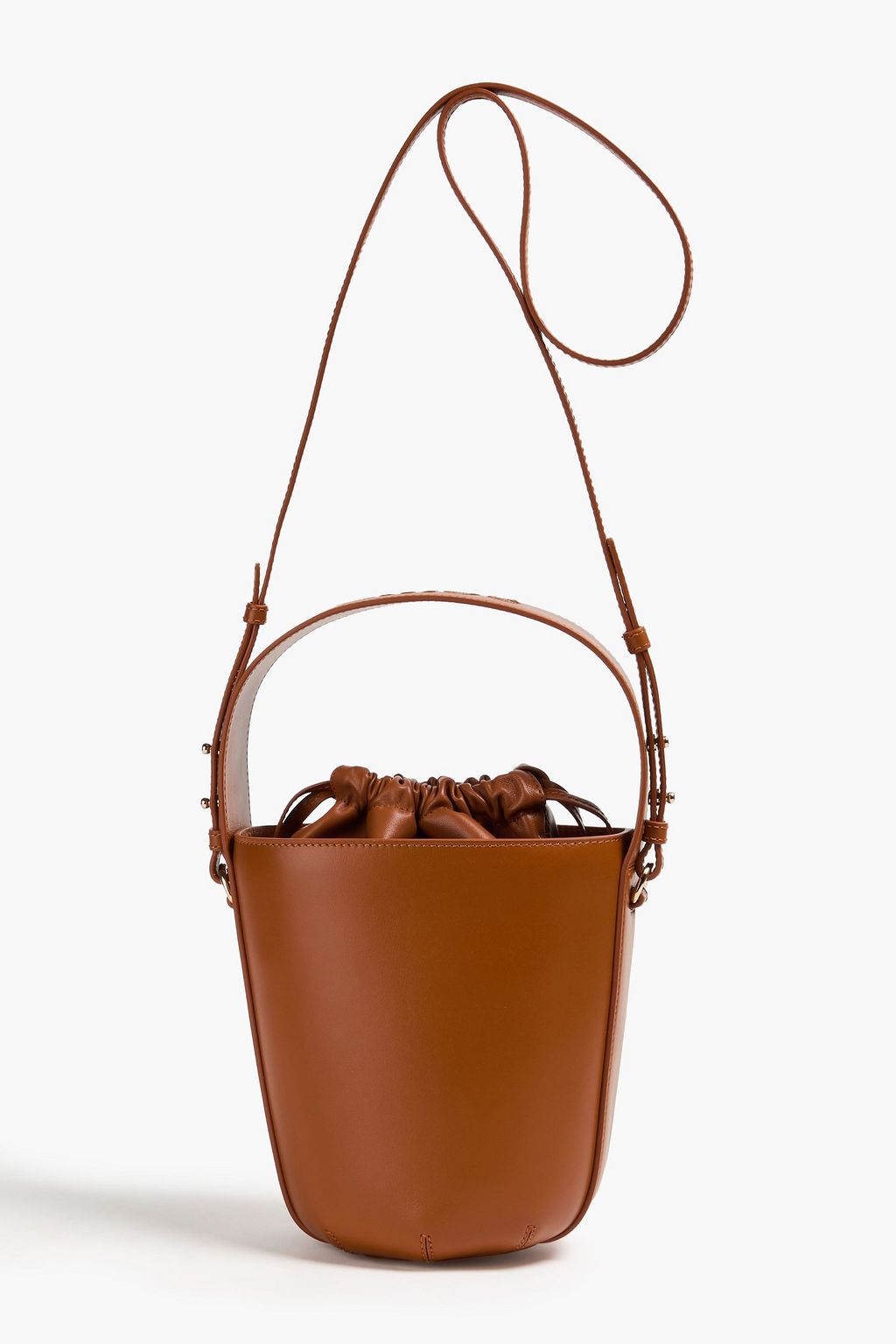 Sense leather bucket bag