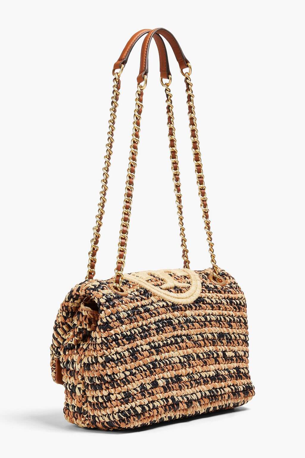 Tory Burch TORY BURCH Fleming braided straw shoulder bag - Bags | Shop From The Mirage
