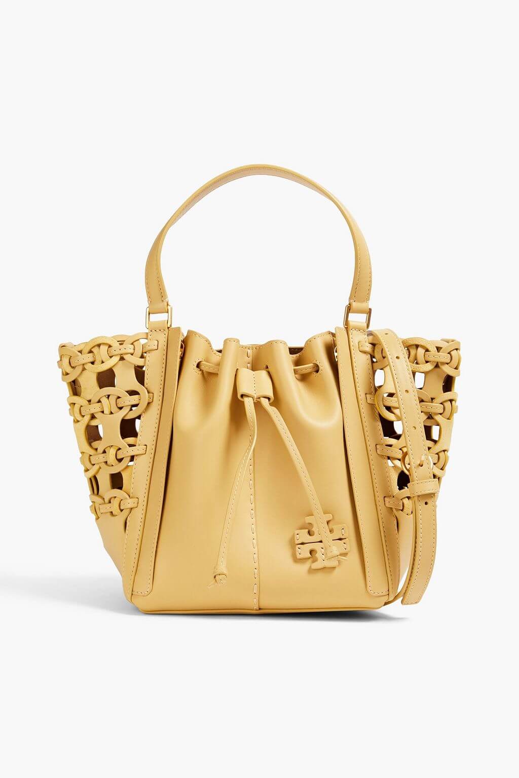 Tory Burch TORY BURCH McGraw lazer-cut leather tote - Bags | Shop From The Mirage