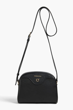 FERRAGAMO Pebbled-leather shoulder bag