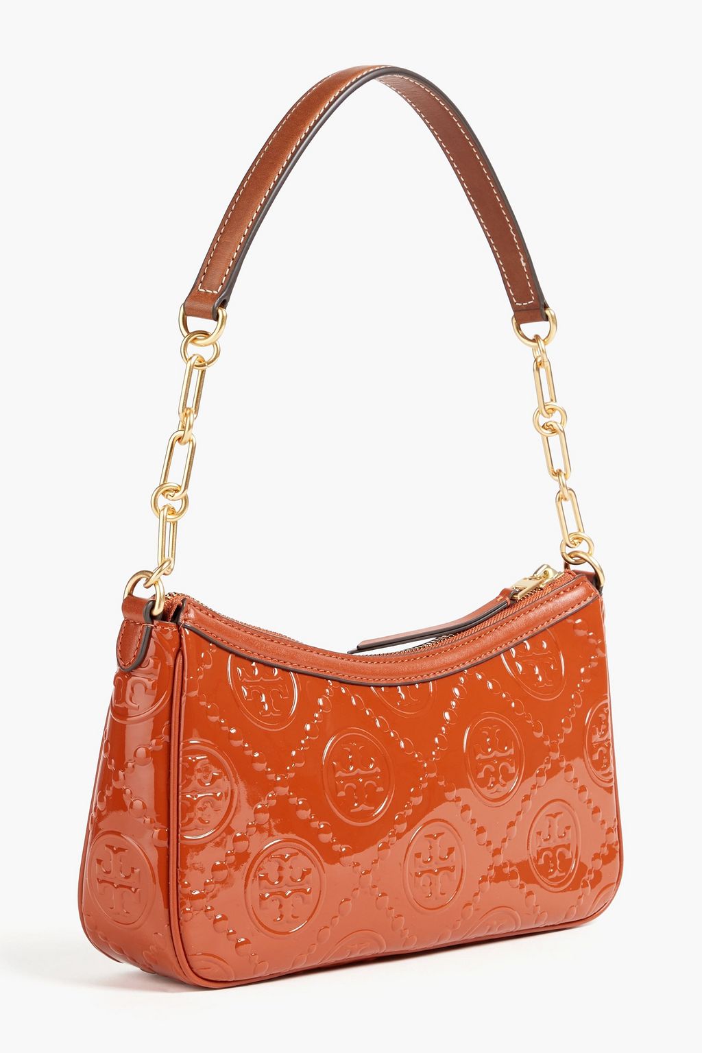 TORY BURCH Patent-leather shoulder bag