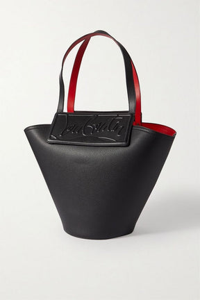 CHRISTIAN LOUBOUTIN Loubishore pebbled-leather tote