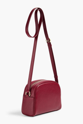 FERRAGAMO Pebbled-leather shoulder bag