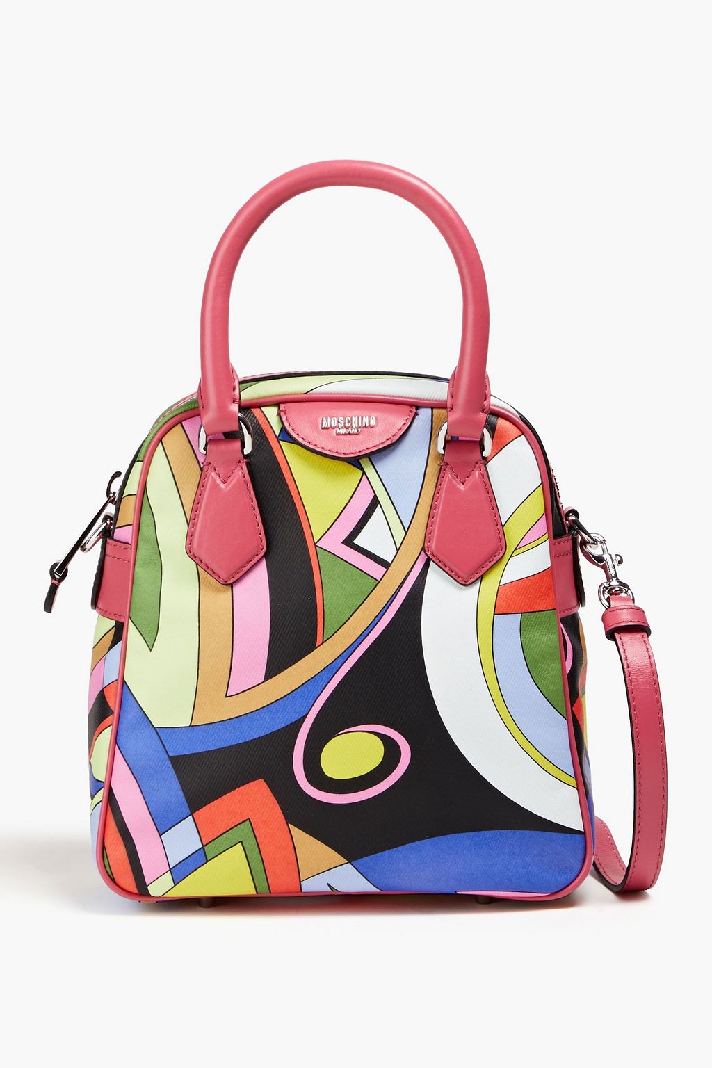 MOSCHINO Printed coated canvas tote