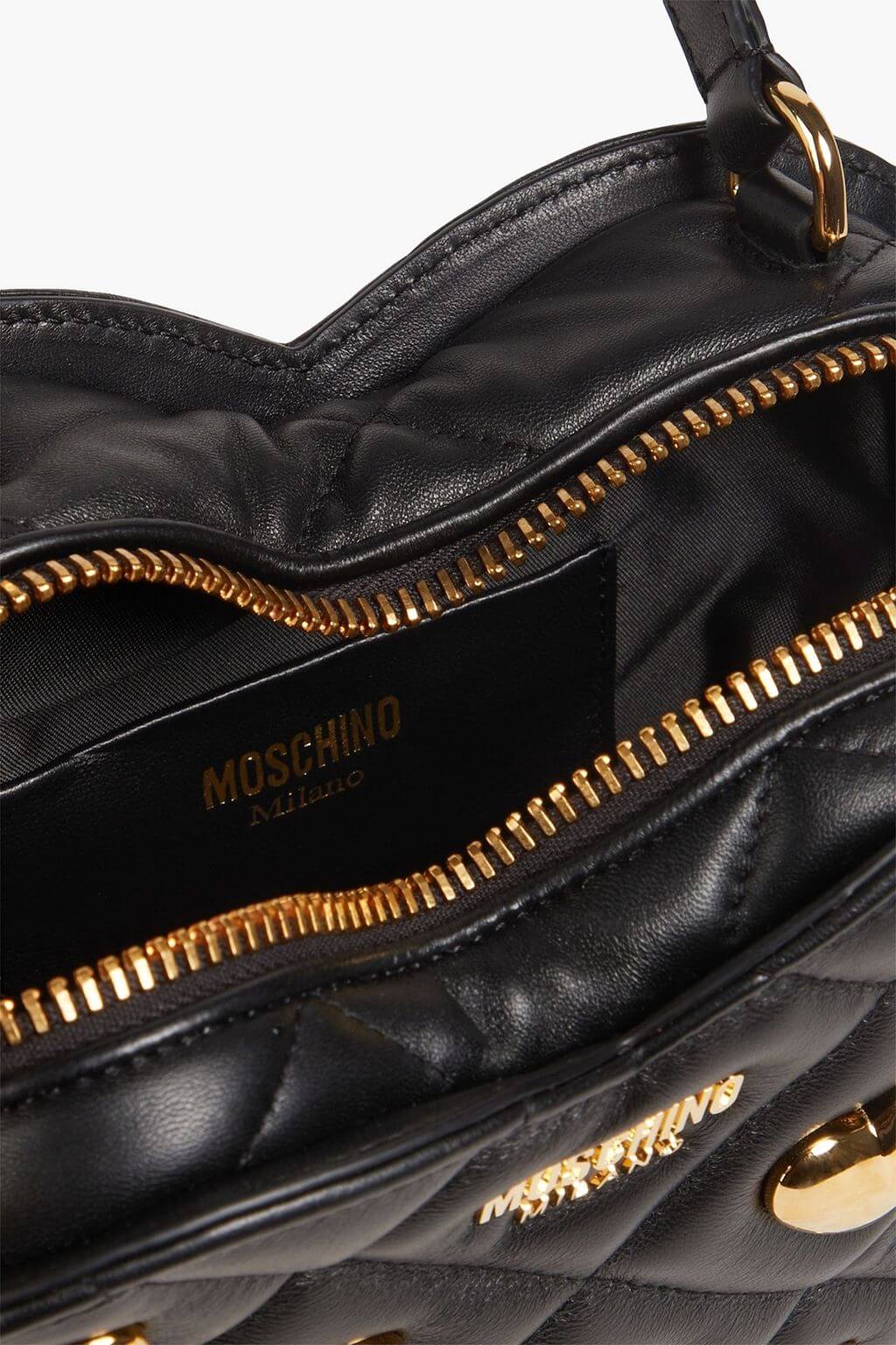 Moschino MOSCHINO Quilted embellished leather tote - Bags | Shop From The Mirage
