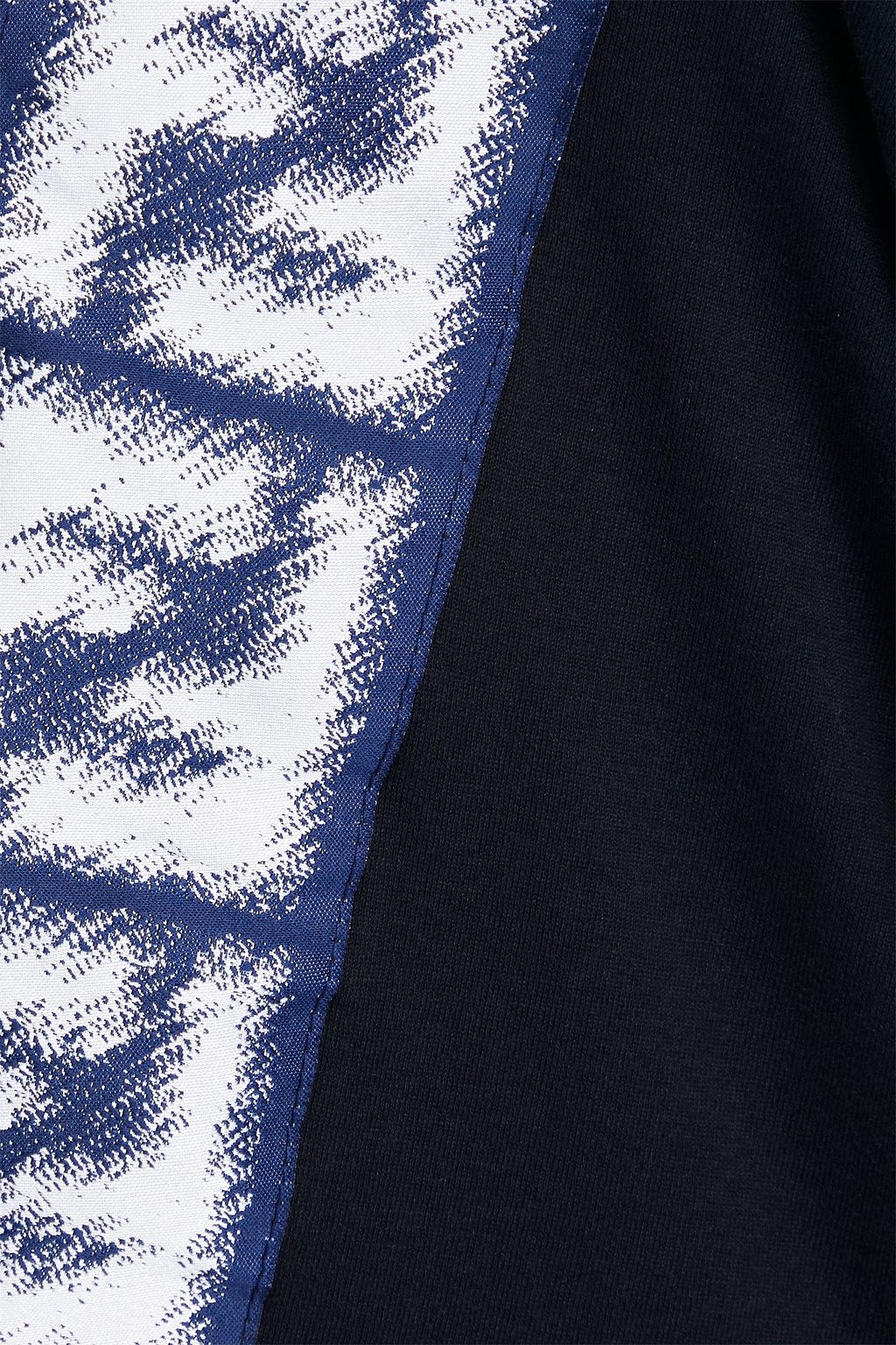 Fendi FENDI Two-tone cotton-jersey T-shirt - Size: M T-Shirts | Shop From The Mirage