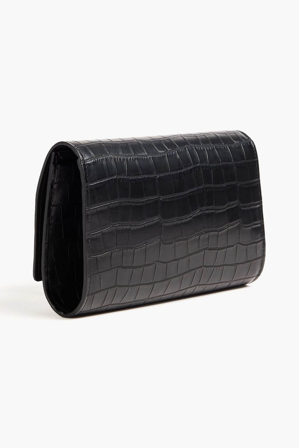 Giuseppe Zanotti GIUSEPPE ZANOTTI Croc-effect leather box clutch - Bags | Shop From The Mirage