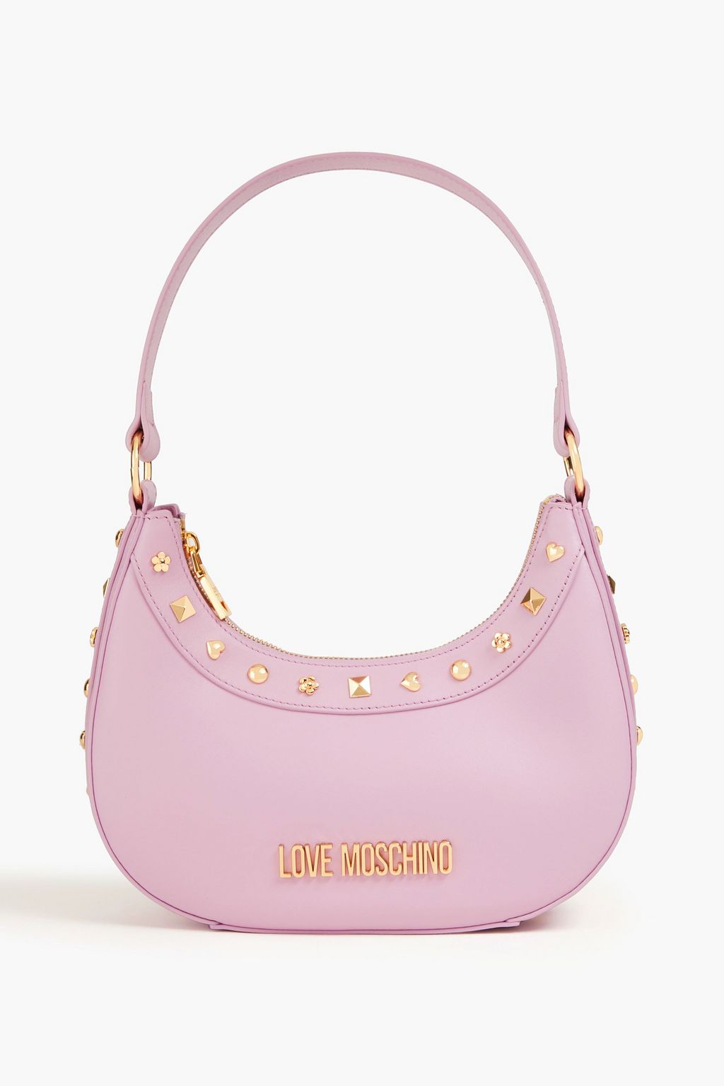 LOVE MOSCHINO Studded leather shoulder bag