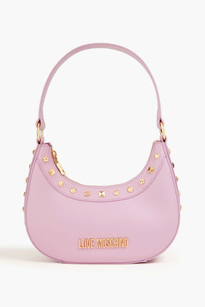 LOVE MOSCHINO Studded leather shoulder bag