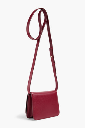 FERRAGAMO Vara pebbled-leather shoulder bag