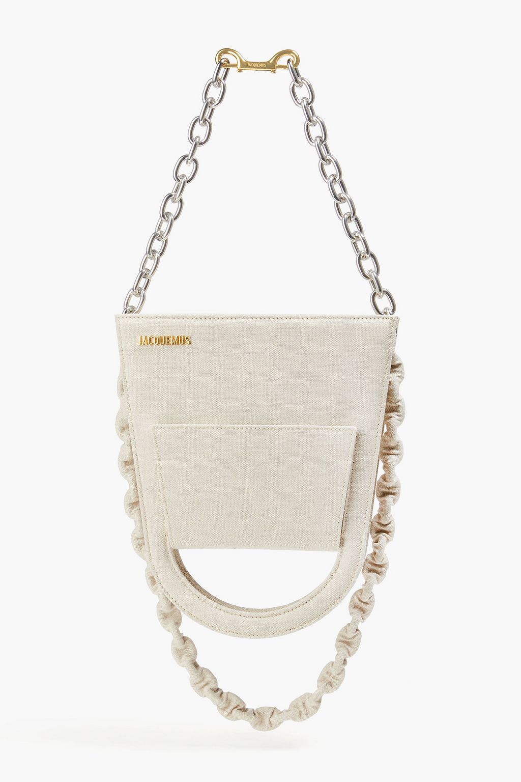 JACQUEMUS L'envers canvas shoulder bag