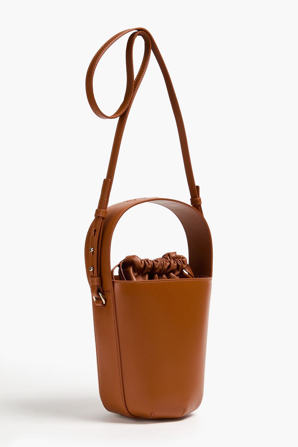 Sense leather bucket bag