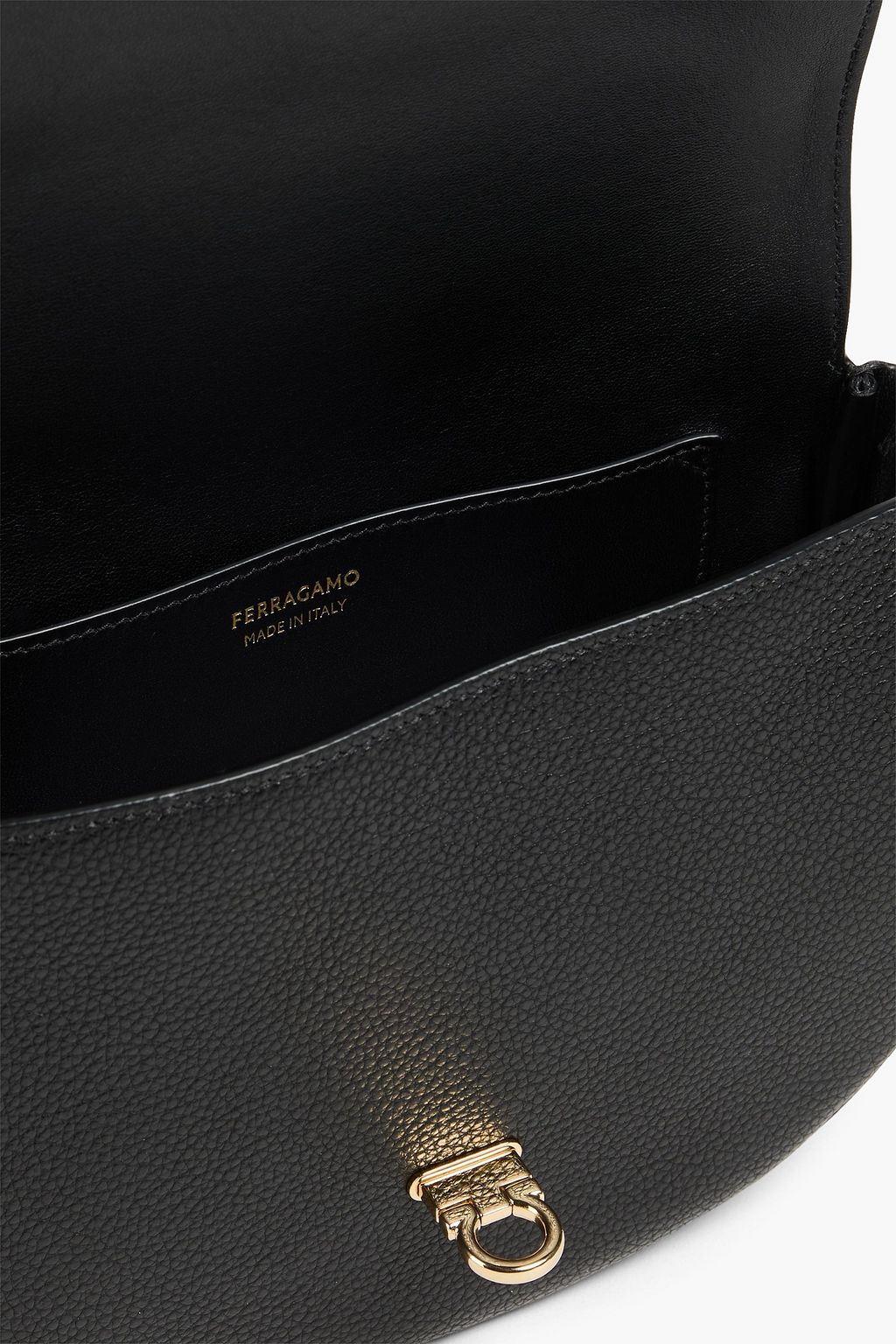 FERRAGAMO Travel pebbled-leather cross-body bag