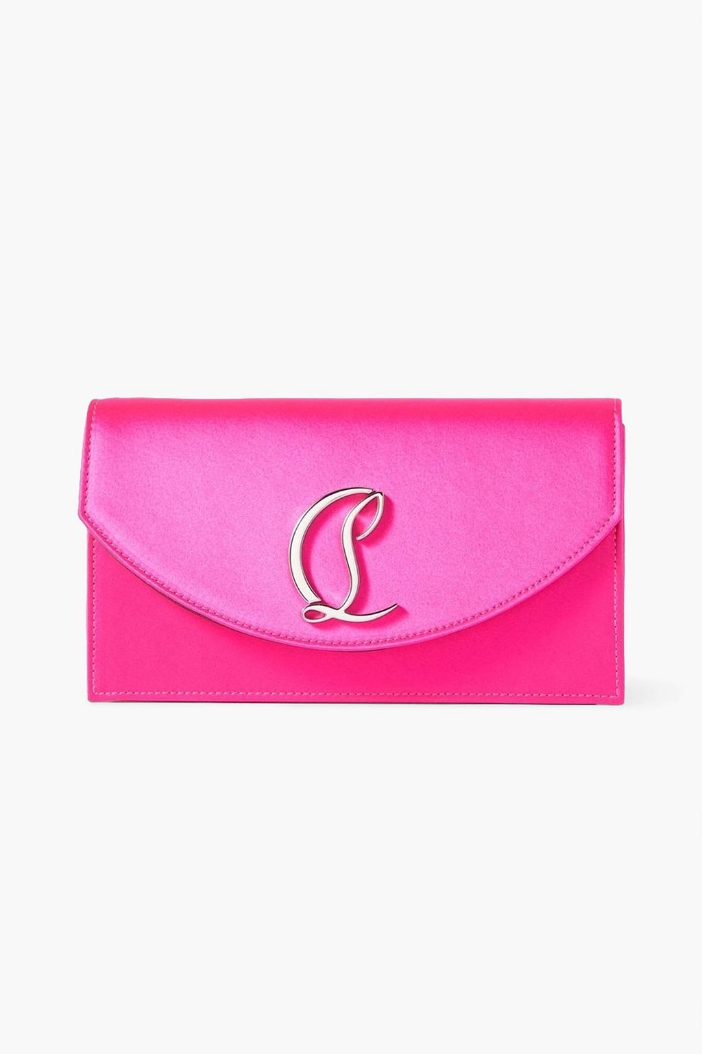 CHRISTIAN LOUBOUTIN Loubi54 embellished satin clutch