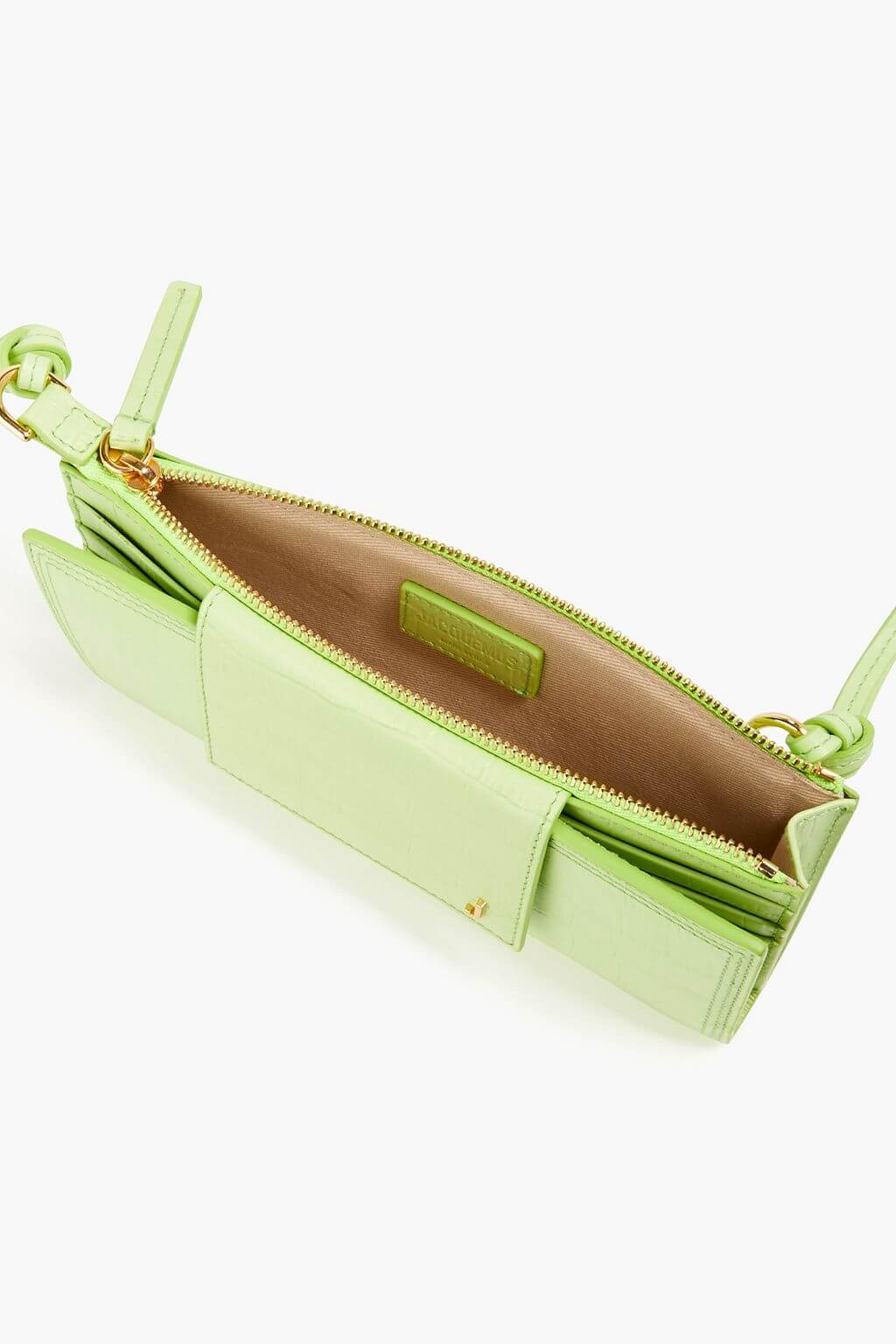 Jacquemus JACQUEMUS Le Pichoto croc-effect leather shoulder bag - Bags | Shop From The Mirage