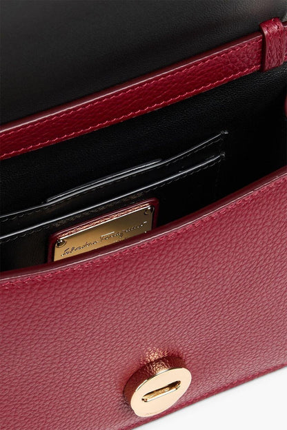 Ferragamo FERRAGAMO Vara pebbled-leather shoulder bag - Bags | Shop From The Mirage