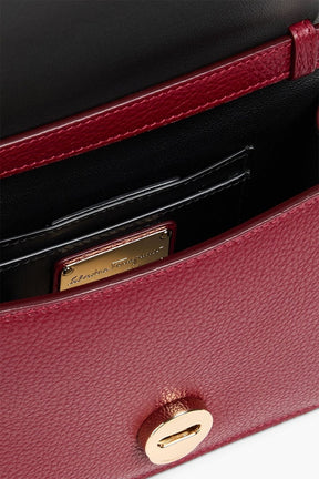 FERRAGAMO Vara pebbled-leather shoulder bag