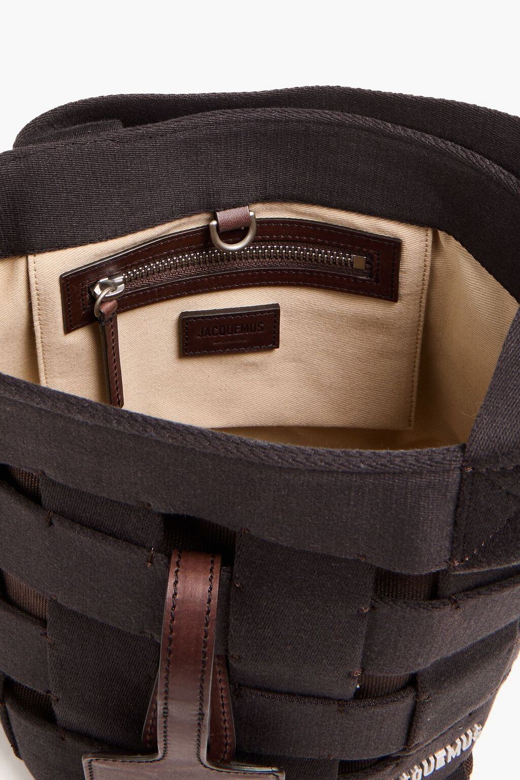 Jacquemus JACQUEMUS Le Seau woven grosgrain and canvas bucket bag - Bags | Shop From The Mirage