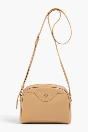 FERRAGAMO Pebbled-leather shoulder bag