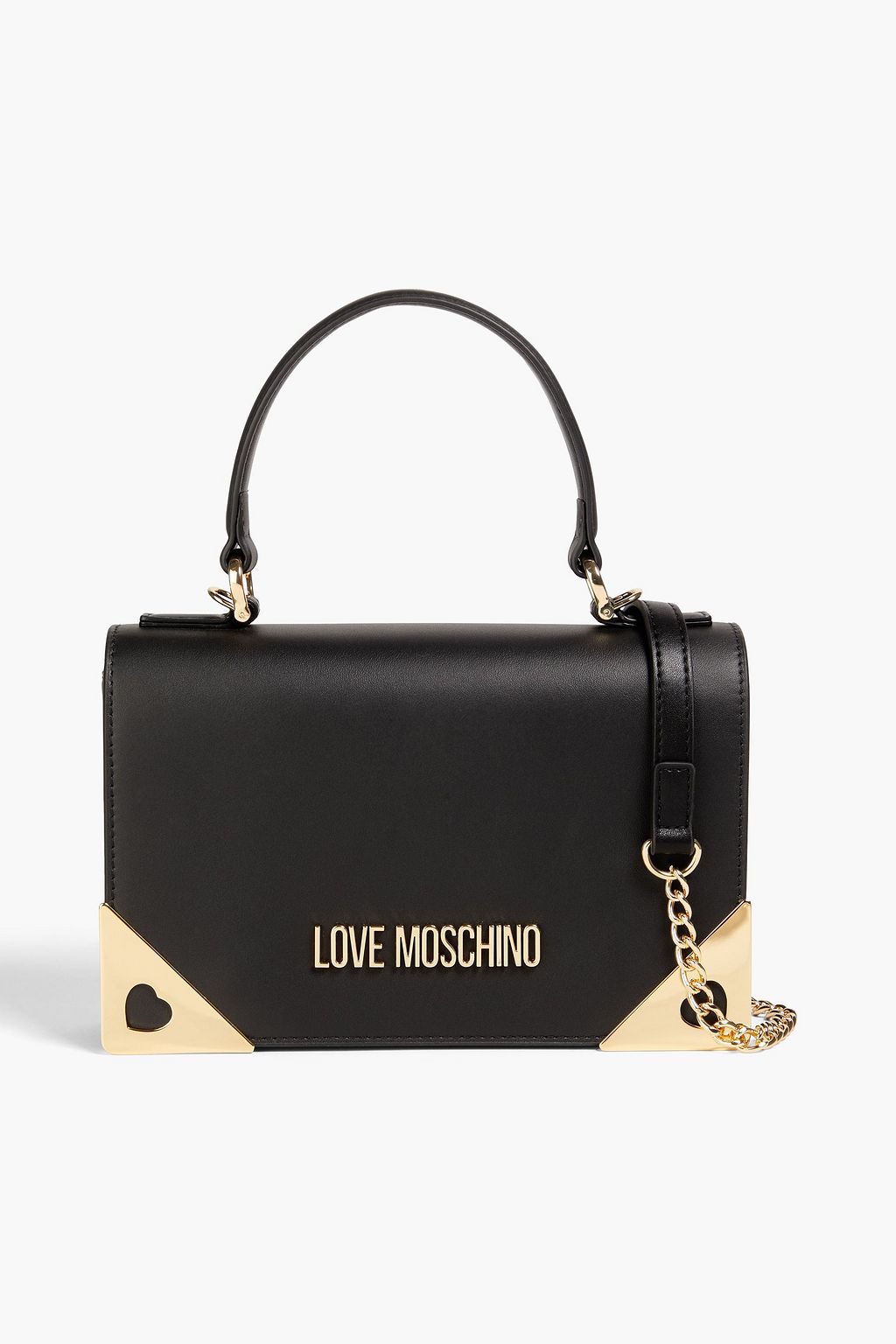 LOVE MOSCHINO Embellished faux leather tote