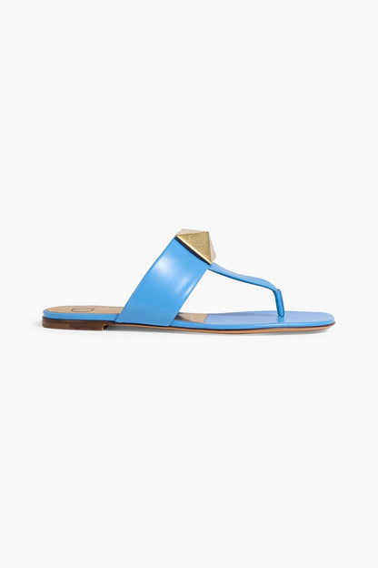 Valentino Garavani One Stud leather thong sandals