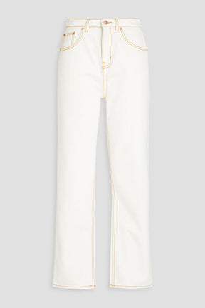 TORY BURCH High-rise straight-leg jeans