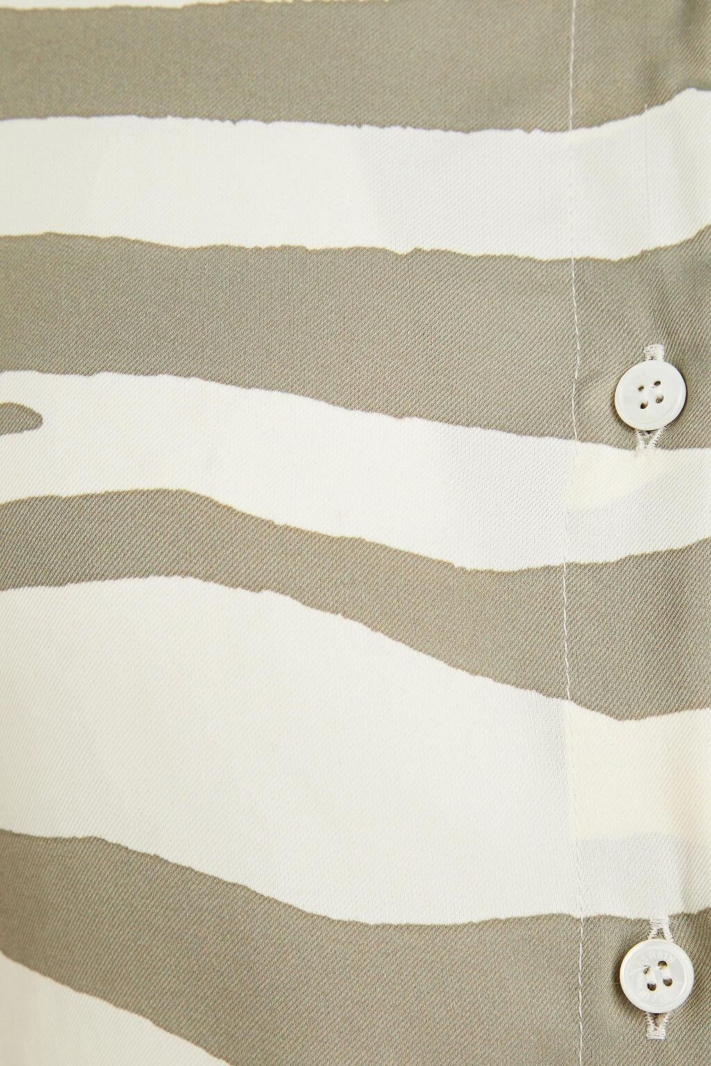 Balmain BALMAIN Cropped zebra-print twill shirt - Size: S T-Shirts | Shop From The Mirage