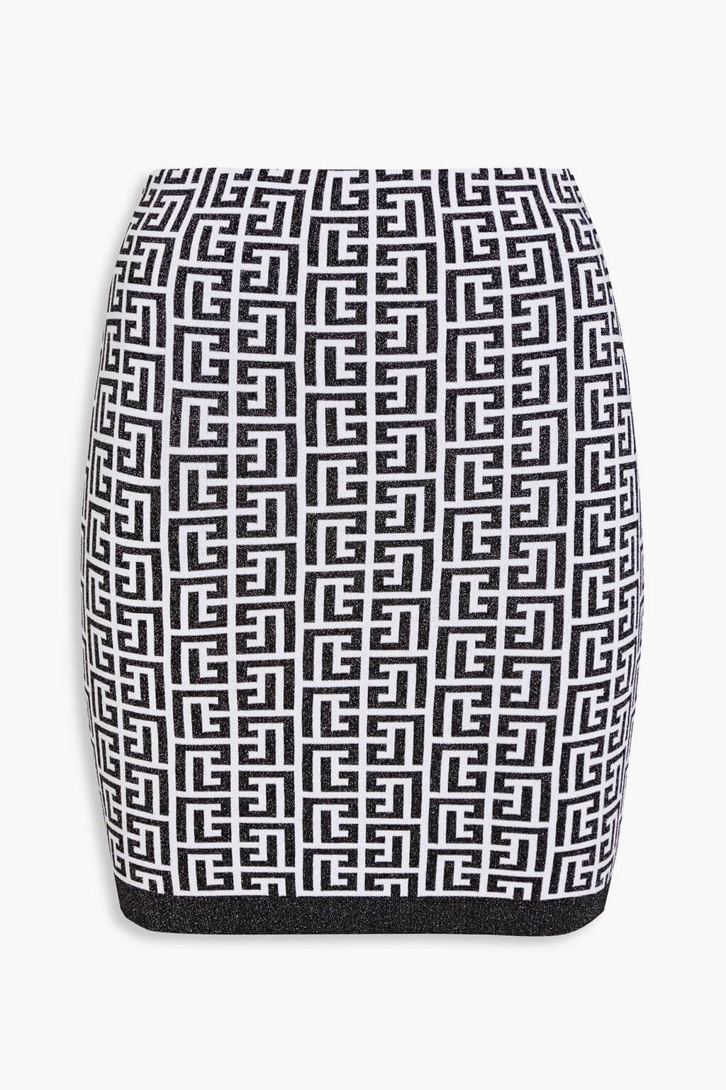 Balmain BALMAIN Metallic jacquard-knit mini skirt - Size: XS Skirts | Shop From The Mirage
