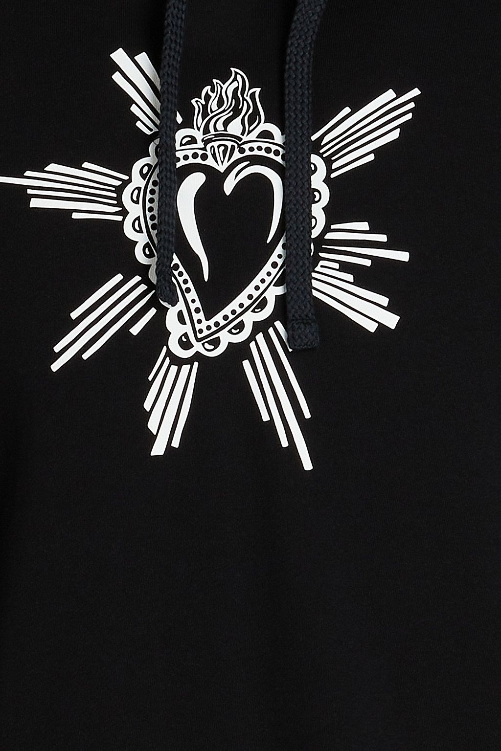 Dolce & Gabbana DOLCE&GABBANA Printed French cotton-terry hoodie - Size: XS Hoodies | Shop From The Mirage