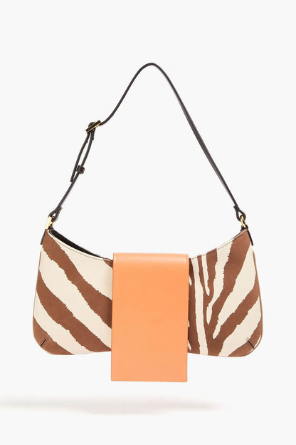 Jacquemus JACQUEMUS Le Bisou zebra-print leather shoulder bag - Bags | Shop From The Mirage