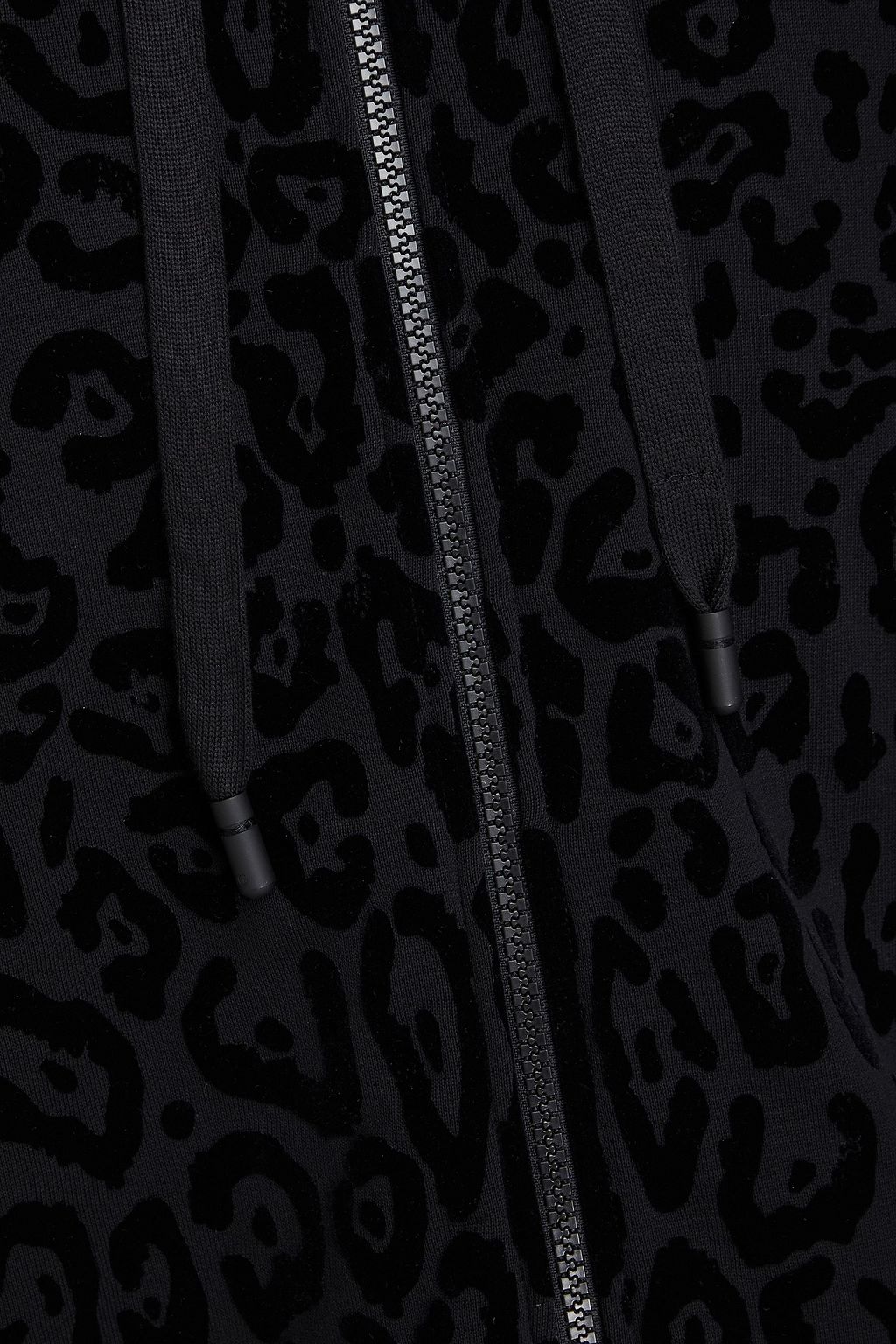 Dolce & Gabbana DOLCE&GABBANA Leopard-print French cotton-terry hooded zip-up sweatshirt - Size: M Sweatshirts | Shop From The Mirage