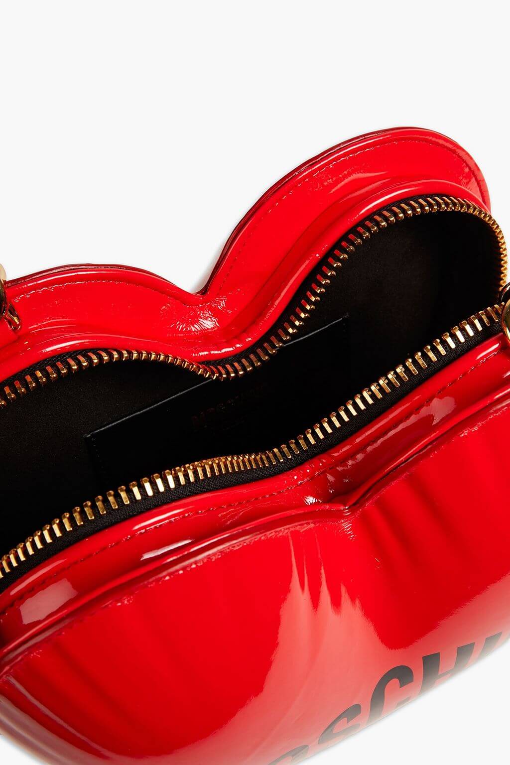 Moschino MOSCHINO Logo-print faux patent leather shoulder bag - Bags | Shop From The Mirage