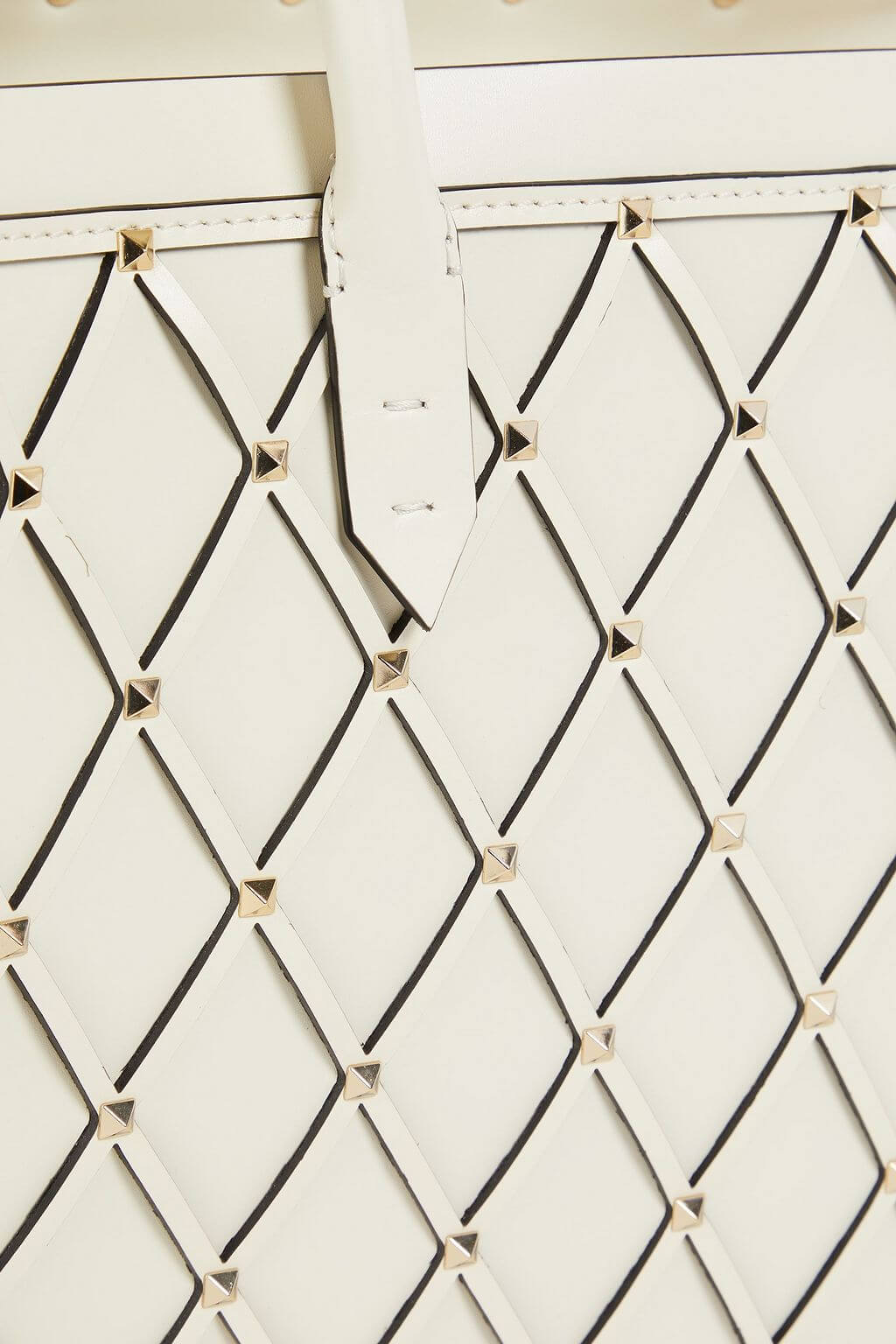 Valentino Garavani VALENTINO GARAVANI Rockstud laser-cut leather tote - Bags | Shop From The Mirage