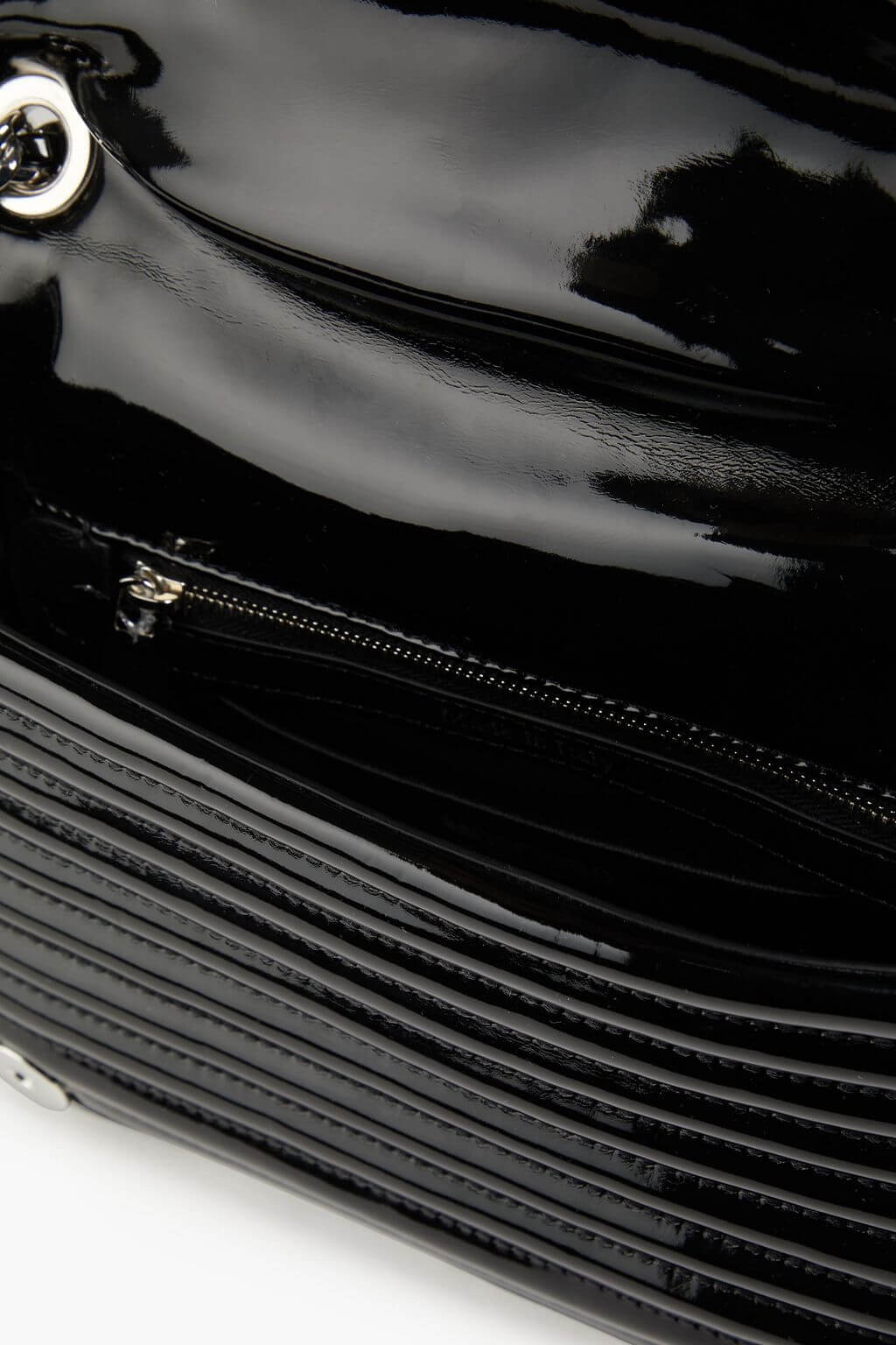 Moschino MOSCHINO Embellished faux patent-leather shoulder bag - Bags | Shop From The Mirage