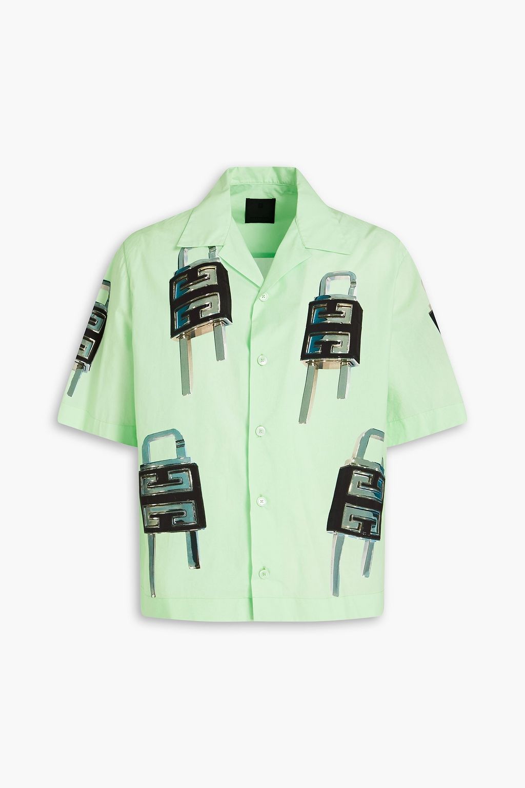 Givenchy GIVENCHY Printed cotton-poplin shirt - Size: M Shirts | Shop From The Mirage