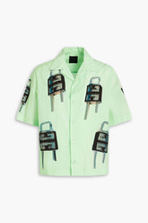 GIVENCHY Printed cotton-poplin shirt