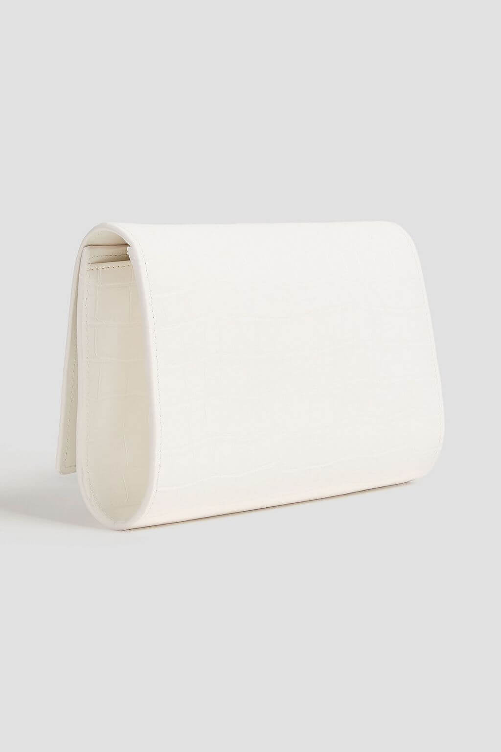 Giuseppe Zanotti GIUSEPPE ZANOTTI Faux croc-effect leather box clutch - Bags | Shop From The Mirage