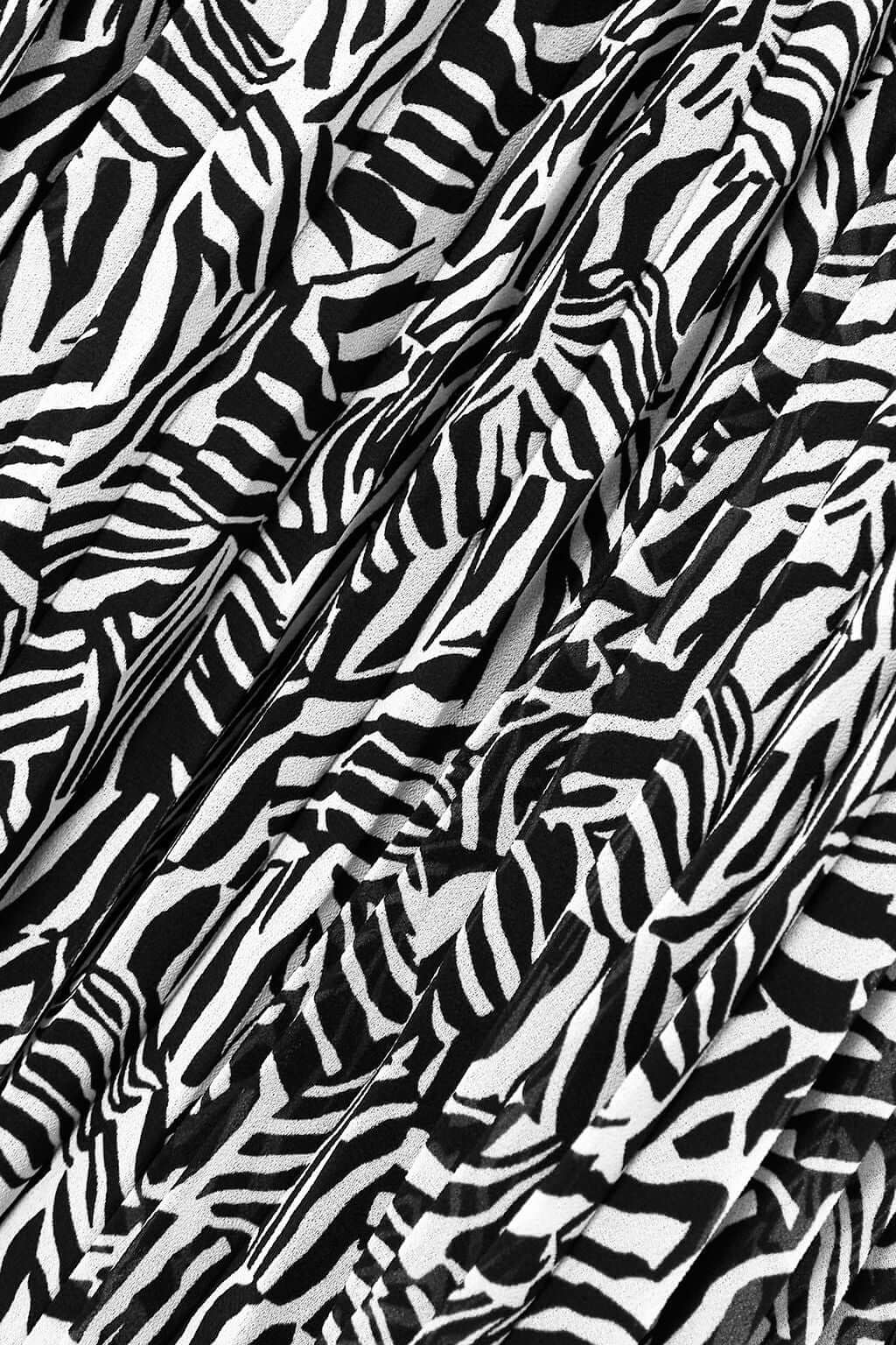 Michael Kors MICHAEL KORS Cutout pleated zebra-print georgette mini dress - Size: S Dresses | Shop From The Mirage