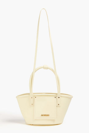 JACQUEMUS Textured-leather tote