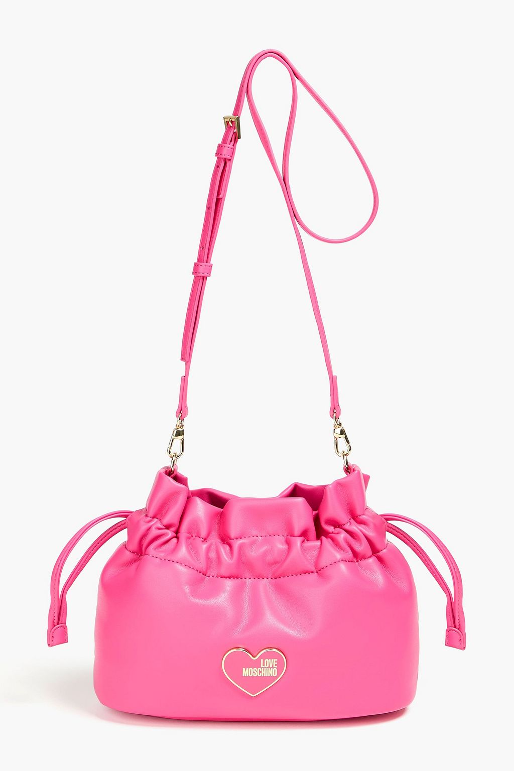 LOVE MOSCHINO Faux leather bucket bag