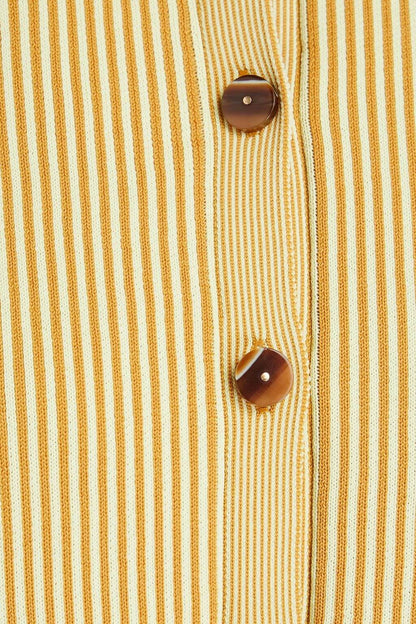 Tory Burch TORY BURCH Cropped striped knitted cardigan - Size: XS Sweatshirts | Shop From The Mirage