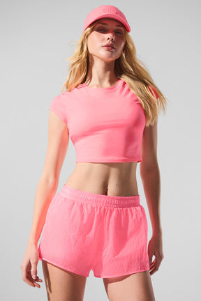 Alosoft Crop Finesse Short Sleeve
