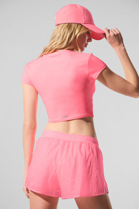Alosoft Crop Finesse Short Sleeve